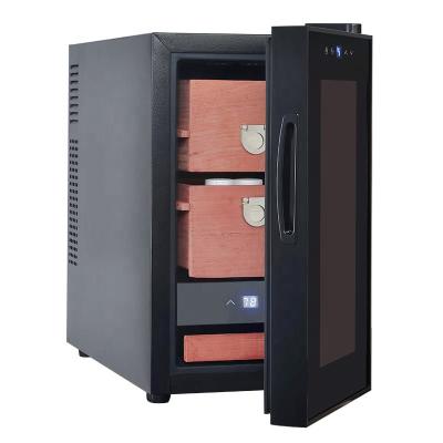 China High-tech electronic car semiconductor keep constant humidity control cigar cabinet for sale