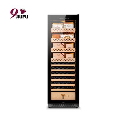 China Cigar Humidor and Wine Appliances Cigar Humidor Cabinet 36 Bottle Counter Modern Wine Cooler for Home for sale