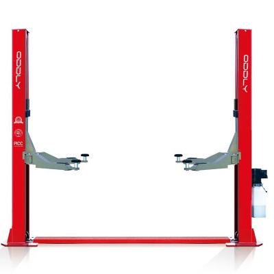 China Two Post Floor Plate Car Lift Lifting Capacity 4000kg Workshop Equipment For Sale 4000kg for sale