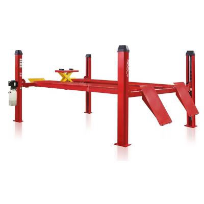 China CE 4000kg four post car lift with middle jack for wheel alignment with factory price 4000KG for sale