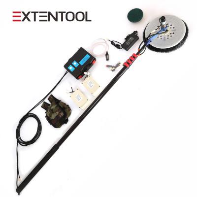 China Extentool 5.5m Electric Water Powered Conservatory Roof Solar Photovoltaic Pole Cleaner Single Head Cleaning Robot for Solar Panel for sale