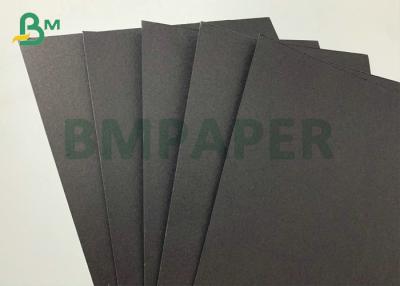 China 110g 250g 350g Solid Black Paper Board For Book Cover 750mm Roll for sale