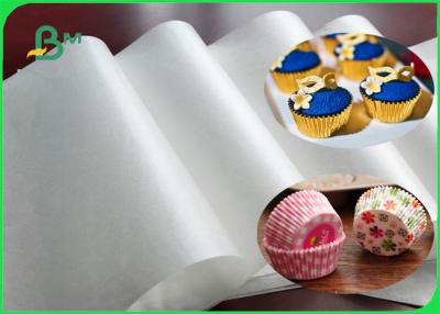 China FDA & SGS 33 de Voeringsdocument van ~ 38gsm Doorzichtige Cupcake Witte Kleur in Blad Te koop