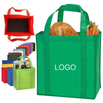 China Eco - Friendly Non Woven Eco - Friendly Supermarket Promotional Reusable Shopping Bag For Grocery for sale