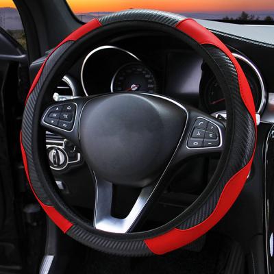 China Car Wholesale PVC PU Leather Universal Car Steering Wheel Cover for sale