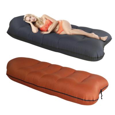 China Hot Selling Outdoor Inflatable Sleeping Bag Office/Outdoor Portable Lazy Air Couch Inflatable Sofa for sale