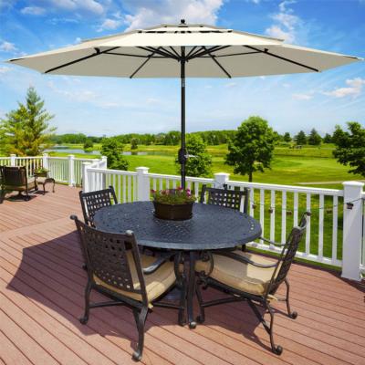 China Outdoor Furniture Hanging Outdoor Cantilever Garden Patio Umbrella Parts for sale