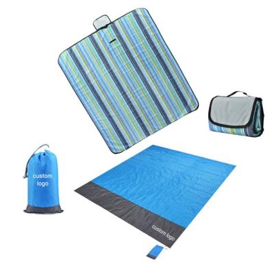 China Outdoor Extra Large Waterproof Sand Less Repellent Sand Beach Picnic Bags With Cover for sale