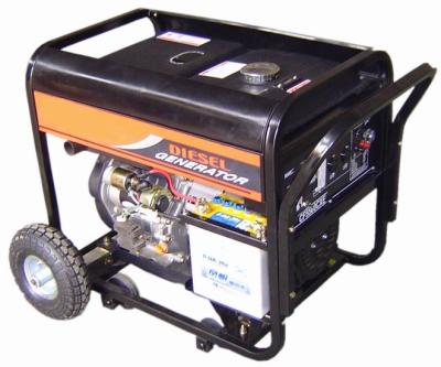 China Open frame type single phase 4.5KW diesel portable electric generator 5500CX for sale