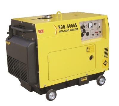 China Silent Diesel Portable Generator 3.5KW Three Phase Single Phase 3GFLN for sale