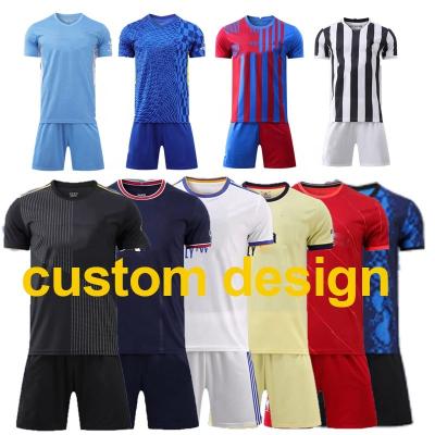 China Quick Dry Thailand Soccer Jersey Sets Custom Football Tank Top Kids Soccer Jersey Uniforms for sale