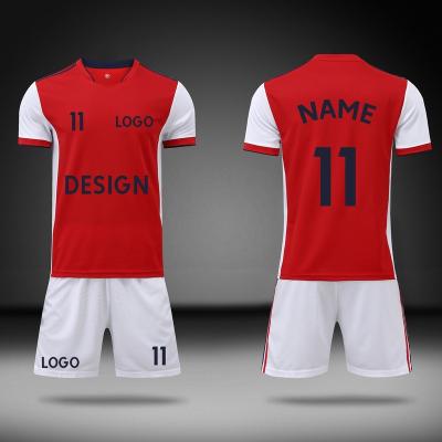 China Latest sets design and new model quick-drying and breathable custom football sublimation suit wear for men for sale