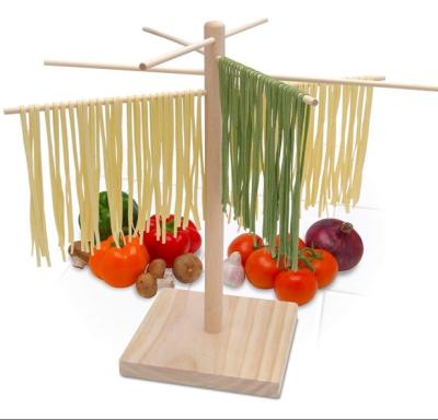 China Combohome Sustainable Bamboo Wooden Pasta Drying Rack Rack Kitchen Storage Bamboo Kitchen for sale