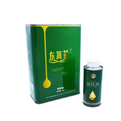 China Custom 3Litre Food Oil Edible Oil Tin Can Food Grade Package Hardware OEM & ODM Service Logo Printing Olive Oil Camellia for sale