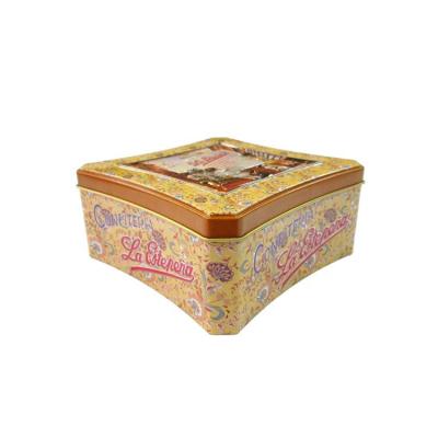 China Free Sample Recyclable Custom CMYK Embossed Printing Round Boxes Christmas Metal Tea Candy Gift Gum Cosmetic Tin Box Packaging With Lid for sale