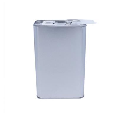 China 2L Engine Motor Oil Tin Can With Japan Finger Chemical Ready Stock Square Press Lid And Plastic Pull Lid China Factory for sale