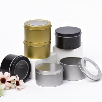 China Food Round Slip Lid Storage Packing Gift Tin Box Stirrer Can Shoe Shoe Polish Pot Watch U Disc Solid Hair Wax Reservoir Balm Box for sale