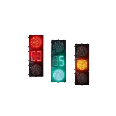 China Traffic Safety Led Warning Lights Flashing LED Traffic Light / Full Screen Traffic Lights for sale