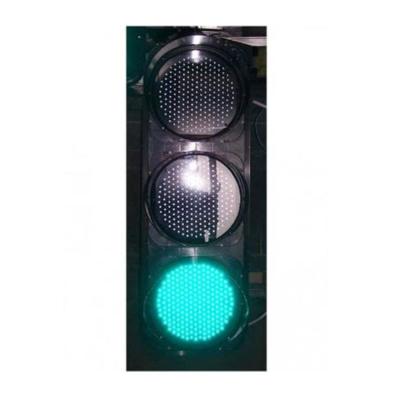 China Traffic Safety Led Warning Lights Three Color Ball Full Screen LED Traffic Lights Light for sale