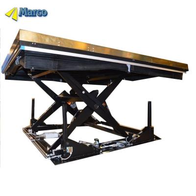 China Building Crane Scissor Lift Table for Swedish Church by Marco Customsized Hydraulic for sale