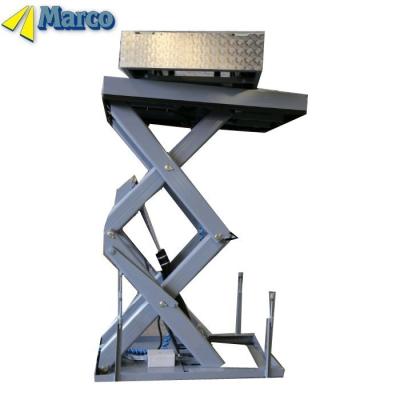 China Hydraulic Operated Turntable on Hydraulic Scissor Lift Table for Painting Workshop for sale