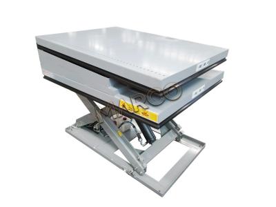 China Hydraulic Driven Lift Table with Tilt Table and Roller M1-005061-D1 MT-005008-D1 for sale