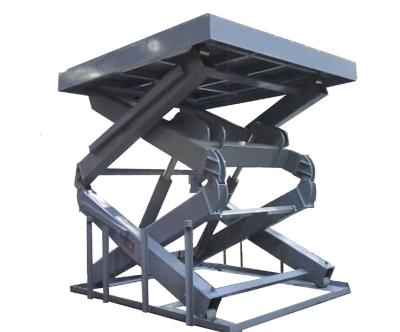 China Hydraulic Scissor Lift Table for Loading and Unloading Goods Carrying Capacity 200kg for sale