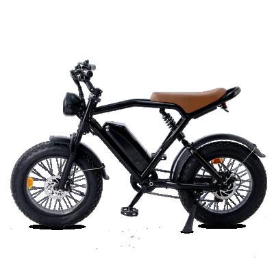 China Motorcycle 20 tire high quality cheap fat snow fast delivery aluminum alloy electric bicycle with 48V bike for sale