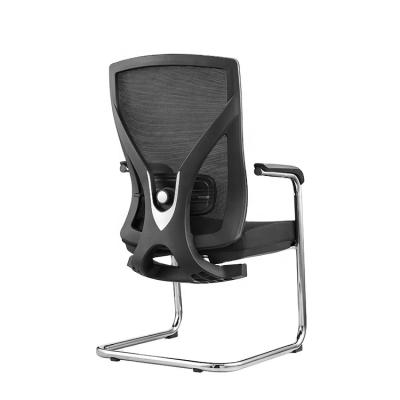 China Ergonomic 2D Visitor Fixed Chair Meeting Place Lumbar Support Chair Office Furniture Office Chair for sale