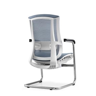 China Modern Fixed Arm Full Mesh Chair High Quality Visitor Chair Fixed Comfortable Office Chair for sale