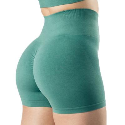 China Lady Custom Yoga Shorts Workout Fitness Lift Butt Legging Women Breathable Yoga Gym Jogging Breathable Shorts Durable Sportswear for sale