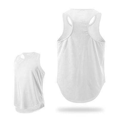 China Sleeveless Stringer Top Blank Custom Plus Size Muscle Gym Muscle Types Fitness Tank Top Men QUICK DRY Breathable Quick Dry Man Vest Tops for sale