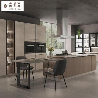 China Easy Clean Modern Style Kitchen Kitchen Islands Furniture Gathered Used Sideboard for sale