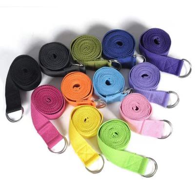 China Professional Yoga Exercise Customizable LOGO Yoga Assisted High Quality Braided Yoga Straps for sale