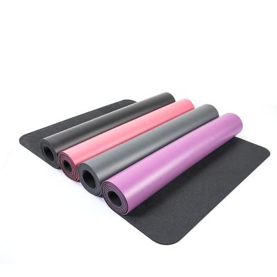 China High-end Sweat-absorbent Fitness Mat Yoga Pilate Exercise Sports PU Eco-Friendly Rubber Yoga Mat for sale