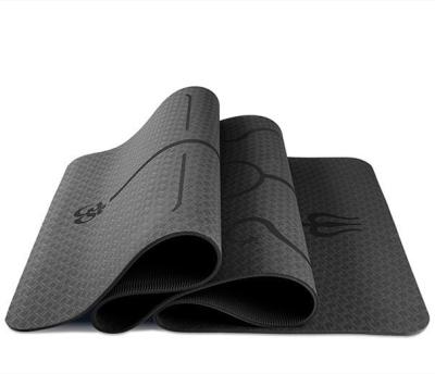 China High-end Sweat-absorbent Fitness Mat Yoga Pilate Exercise Sports PU Eco-Friendly Rubber Yoga Mat for sale