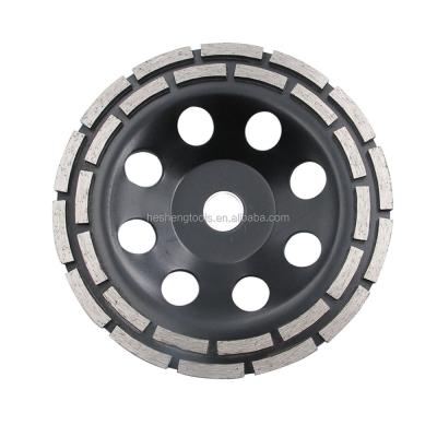 China For Cutting Black Granite Marble Tile 115mm Double-Row Grinding Wheel Diamond Saw Blade For Cutting Granite Marble Tile for sale