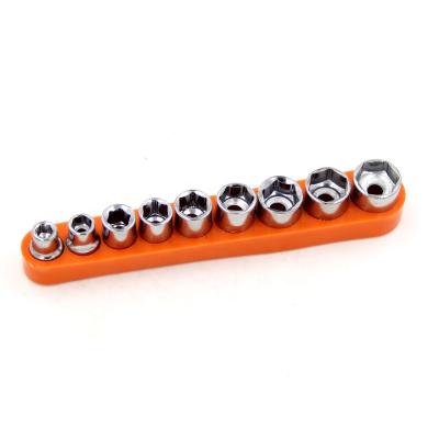 China 9PCS Stainless Steel Pneumatic Metric Hex Socket 6.32MM Strong Socket Connecting Rod Wrench Set for sale