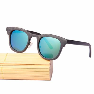 China Sunglasses Logo Fashion Retro Unisex Handmade Custom Wooden Fashion Polarized Mirror Bamboo Sun Shade Sunglasses for sale