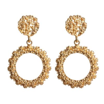 China Fashion Gold Designer Round Princess Earring Accessories Set For Women Jewelry for sale