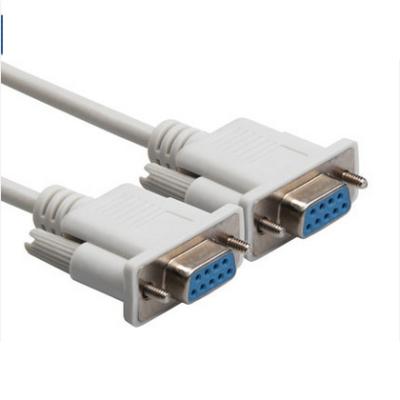 China DB9pin COMPUTER cable female to RS232 female lower cost with high quality RS232 cable for sale