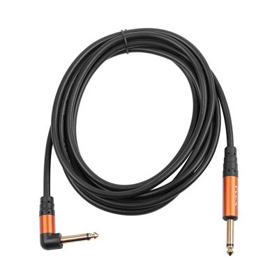 China High-effective& Factory Price Durable Electric Guitar Cable with Metal 1/4