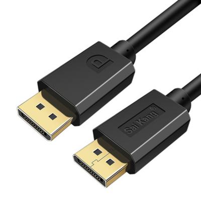 China Car HD DP Cable 4k 8k 1.4v display port line for HD TV, 1080 p hd display DP left input to hdmi output adapter cable cord 3m for sale