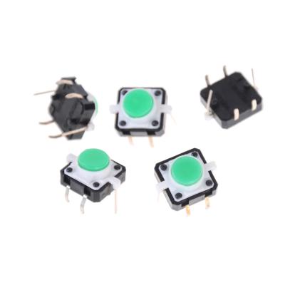 China Plastic Push Button Switch 12X12mm Led Tact LED Tactile Momentary Switch 5X for sale