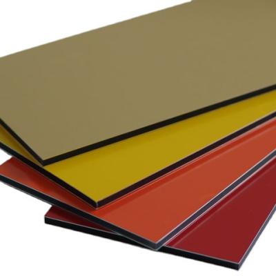 China Modern Aluminum Composite Panel 0.10mm Thickness Aluminum 3mm PE Coated ACP All Matte Color Available for sale