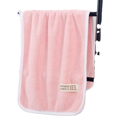 China Compressed Microfiber Face Towel Good Absorbent Microfiber Face Towel Coral Fleece Gift Towel for sale