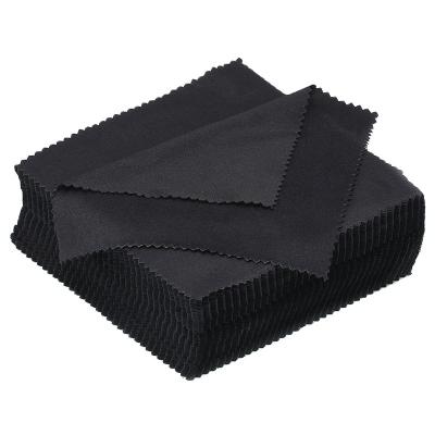 China Wholesale Black Microfiber Glass Electronic Screen Wiper Soft And Lint-free Cloth Glass Can Be Customized for sale