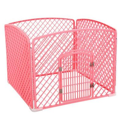 China Sustainable Wholesale Custom Plastic Dog Pens Indoor Durable Stable Dog Cage for sale