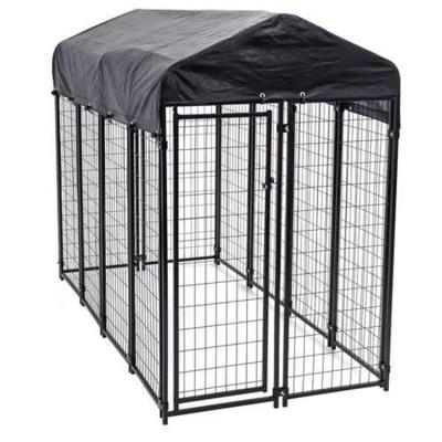 China Multi Viable Factory Wholesale Large Metal Kennel Cage Outdoor Dog Pet Cages for sale