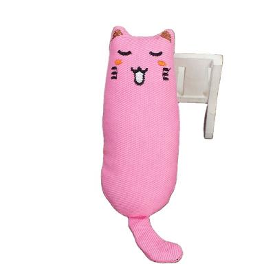 China Wholesale Thumb Viable Small Bite Plush Catnip Toys Interactive Funny Pet Cat Pillow Cat Supplies for sale